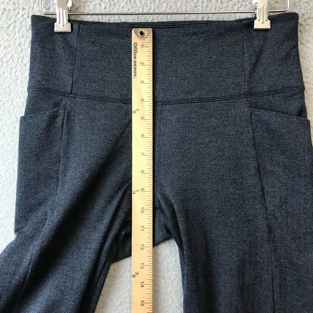 Athleta Pants Womens S Black Pants Side Pockets High Rise